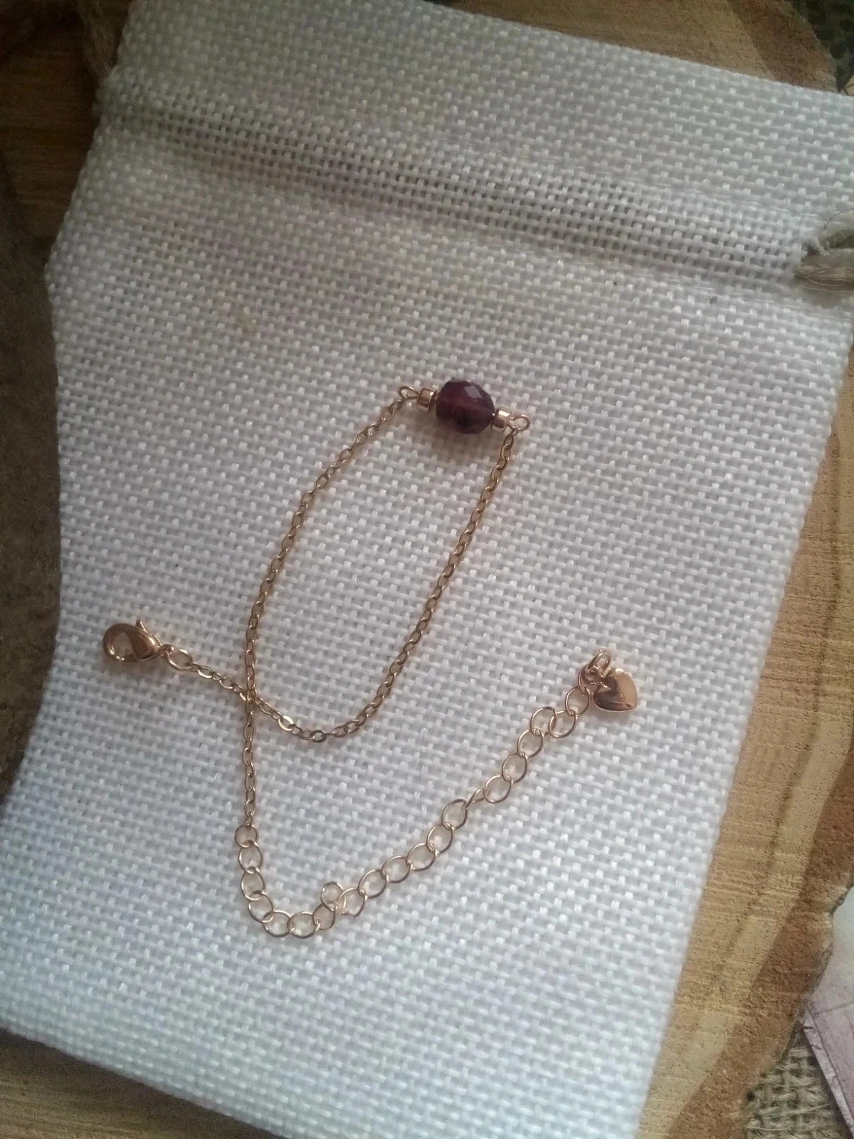 Rose tourmaline bracelet – photo 6